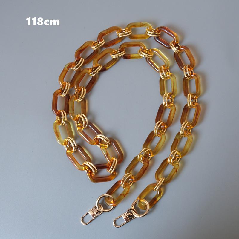 New Phone Chain Accessory Detachable Parts Amber Crossbody Resin Cute Strap Phone Case Chains Acrylic Shoulder Lanyard Hanging Chain
