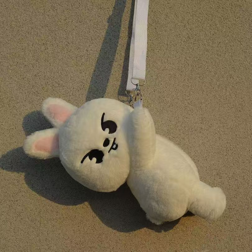 New Stray Kids SKZ Fans Straykids POP up Week Plush Animal Crossbody Bag Children Adult Fans Gift K-POP Decoration