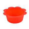 Thickened Cake Cup Irregular Baking Tool Silicone Mold Egg Tart Pudding Cup Muffin Cup High Temperature Resistant Cake Cup