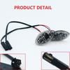 Motorcycle Turn Signals - Amber Light,12V, LED Indicator Light Waterproof Smoke Lens Fits HONDA Grom 2014-2020 (Pair)