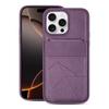 Multifunctional Vertical Flip Card Wallet Holder Vegan Leather Back Phone Case