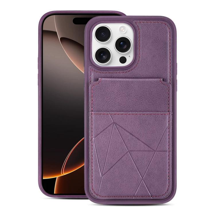 Multifunctional Vertical Flip Card Wallet Holder Vegan Leather Back Phone Case