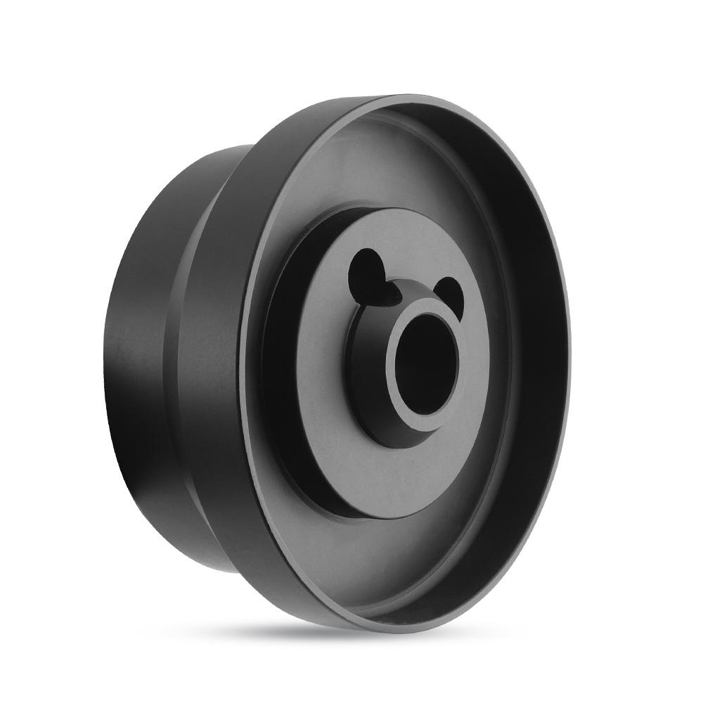 Black 5 / 6 Hole Steering Wheel Hub Adapter 70mm 2.75" PCD For GM Chevrolet Chevy Vans Flaming River Ididit Jeep Cadillac Dodge