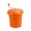 Salad Dryer Kitchen Gadgets Quick Drying Easy to Use Vegetable Fruit Orange 12L
