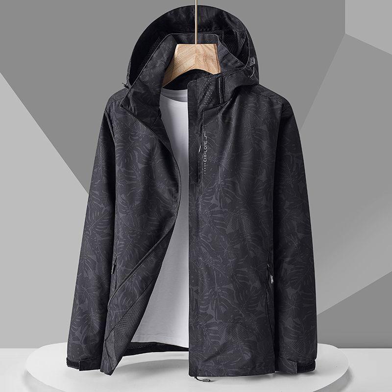 

Парная ветровка камуфляжного цвета для мужчин и женщин на весну/осень - дышащая куртка для активного отдыха L