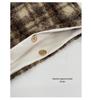 2025 Autumn/Winter Plaid Plush Shoulder Bag: Retro Large Capacity Women's Tote