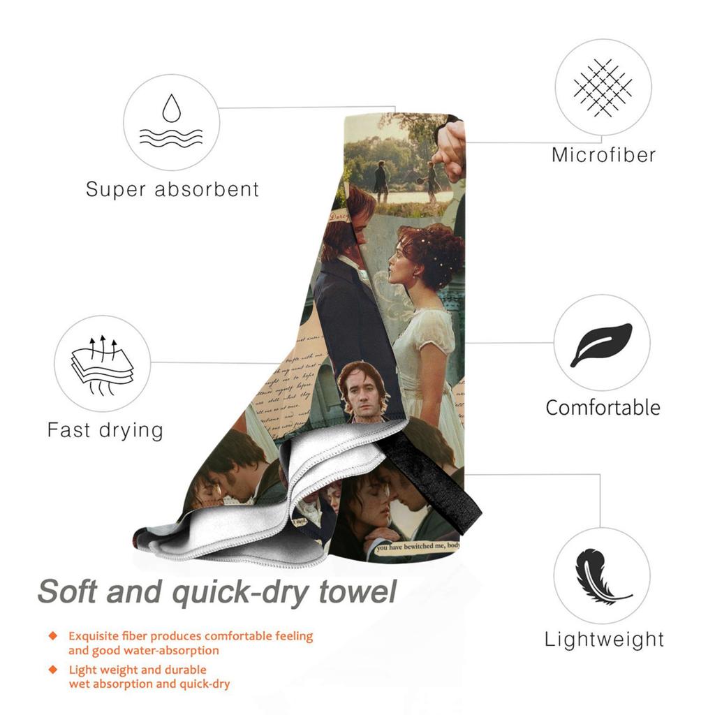 90s Fitzwilliam Darcy Pride And Prejudice Beach Towel Soft Microfiber Quick Dry Absorbent Quick Towels For Bath