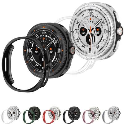 Coques de protection creuses en polycarbonate pour Samsung Galaxy Watch 8 (châssis 46 mm) ; accessoires et coques de protection pour Galaxy Watch 8 (40 mm et 44 mm).