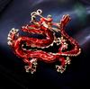 Chinese Zodiac Dragon Totem Brooch - High-end Men's Suit Accessory