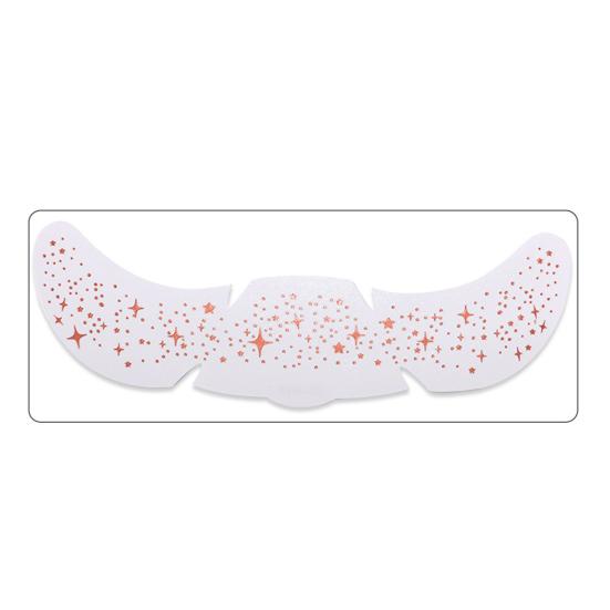 Nostalgie Freckles Face Tattoo, Glitter Makeup Patches, Sparkling Speckles, Holographic-Face Temporary Tattoo for Christmas Parties Musical