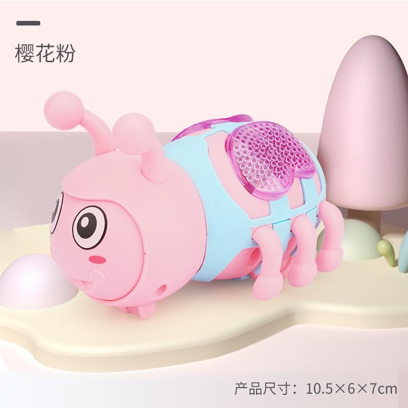 Clockwork Toy Pull Wire Little Bee Luminous New Strange Baby Children'S Creative Small Toy