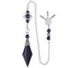 Of Faceted Pendulum Mystical Pendulum with Hexagram and Dreamcatcher Can Be Used As a Pendant or Charm To Ward Off Nightmares and Make Dreams Come