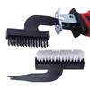 Electric Cleaning Brush Saber Saw Reciprocating Brush for Head Rust Removal Tool