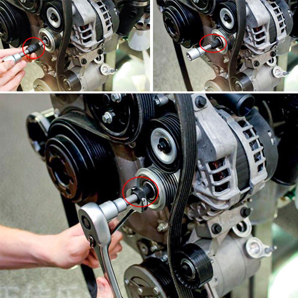 Generator Pulley Disassembly Tool 33 Teeth Alternator Clutch Free Wheel Pulley Removal Tool  Car Repair Tool