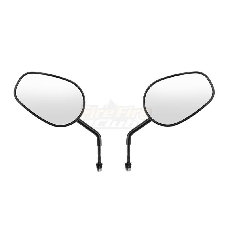 Pro Harley Touring Road King Road Glide Sportster 883 1200 Dyna Heritage Softail FXDB Černý motocykl 8MM zpětná zrcátka