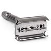 QSHAVE 8.7cm Short Handle Classic Safety Razor with 5 Blades As Gift Gunblack Epilator Weishi Straight Razor Hair Removal