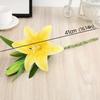 Artificial Lily Flower Real Looking 3D Printing Artificial Flowers Fake Flowers Flores for Wedding Home Garden Ornaments
