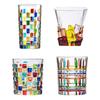 Colorful Hand-Painted Whisky Glasses Gothic Rock Style Wine Glass Dazzling Colored Soda Lime Glassware