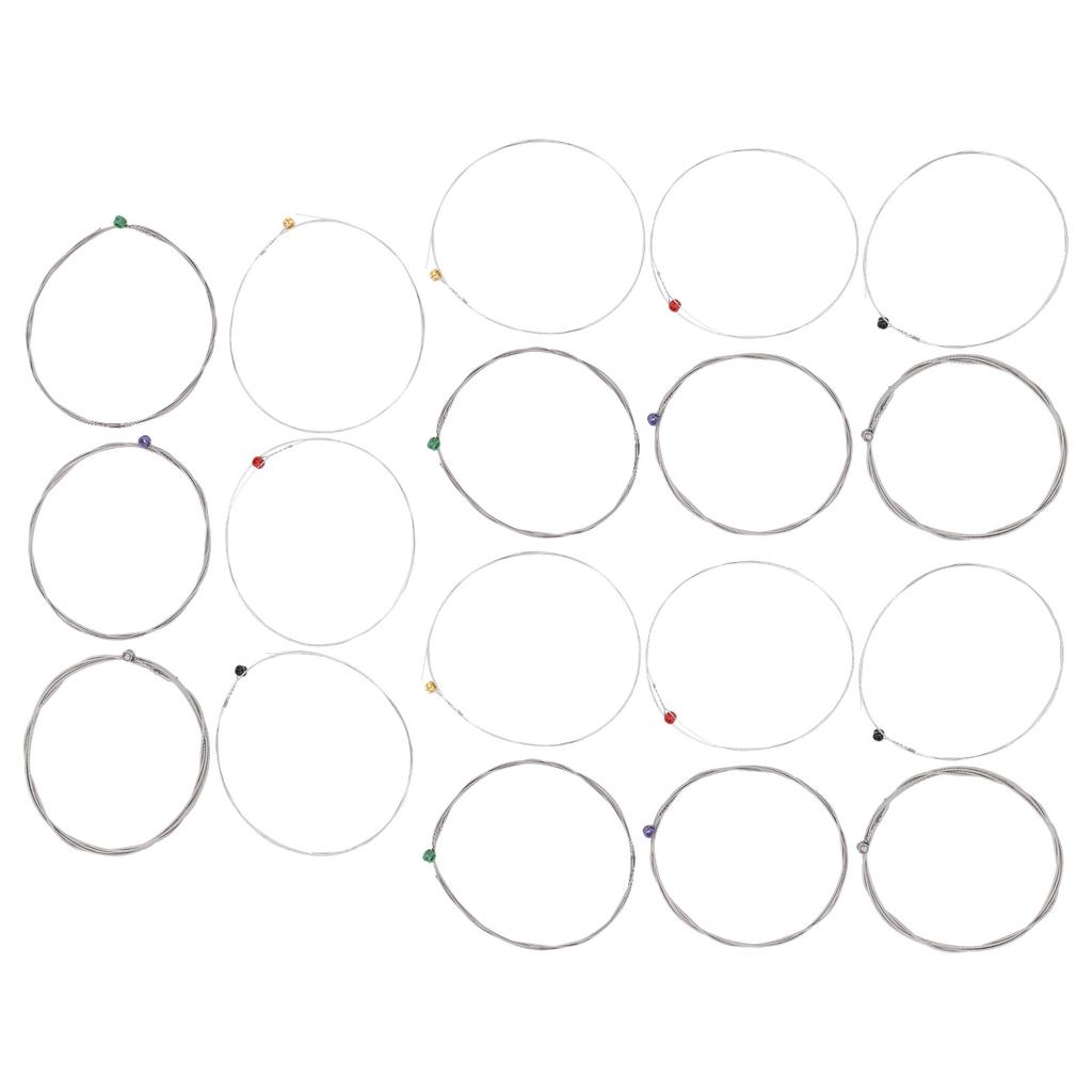 18Pcs Electric Guitar Strings Nickel Alloy Ball End Wound Regular Light for Guitarist