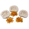 1Pc Peony Sunflower Lotus Silicone Molds Chinese Rose Flower Mould Diy Chocolate Candy Cake Fondant Mold Dessert Decoration