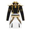 Girls POP Singer Rumi Stage Performance Printing Outfit Halloween Cosplay Costume for Carnival Party Pretend Game Role Playing Dress Up Suit