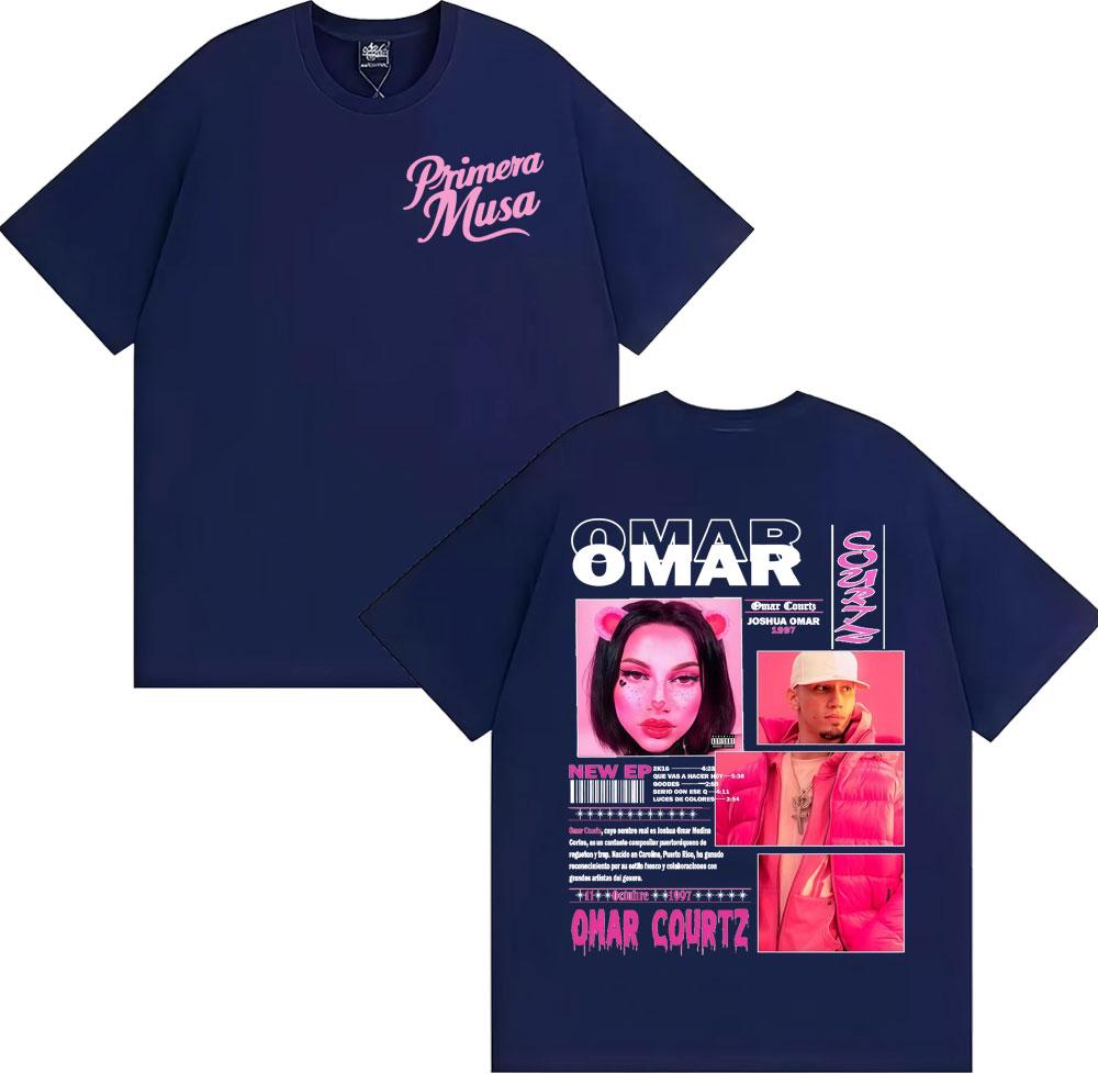 Omar Courtz Primera Musa Graphic T Shirt Men Women Clothing Hip Hop Fashion Tshirt Harajuku Casual Cotton Short Sleeve Tshirts
