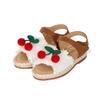 [Babyzzam] Girl's CherryJewel Sandals, White [BB450-10001]