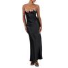 European and American Spring/Summer 2024 Embroidered Lace Sleeveless Solid Color Dress for Women