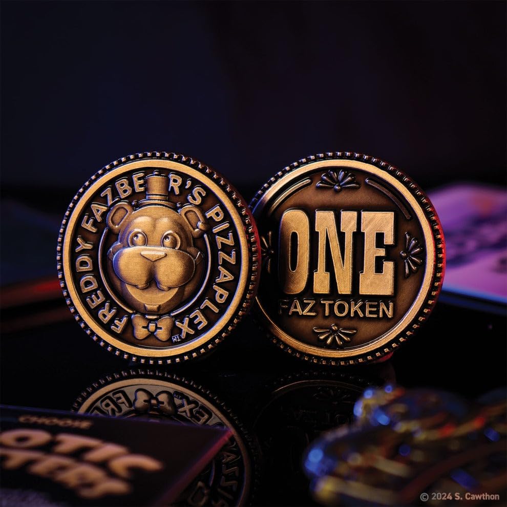 Officially Licensed Five Nights at Fuzz Token Coin Freddy's (Serial Numbered)