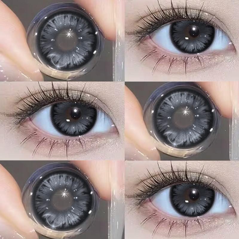 Eyeshare Cosplay Colored Contact Lenses 1 pair Pink Purple Lens Anime Role Playing Eye Makeup Softlens Fashion Cosmetics