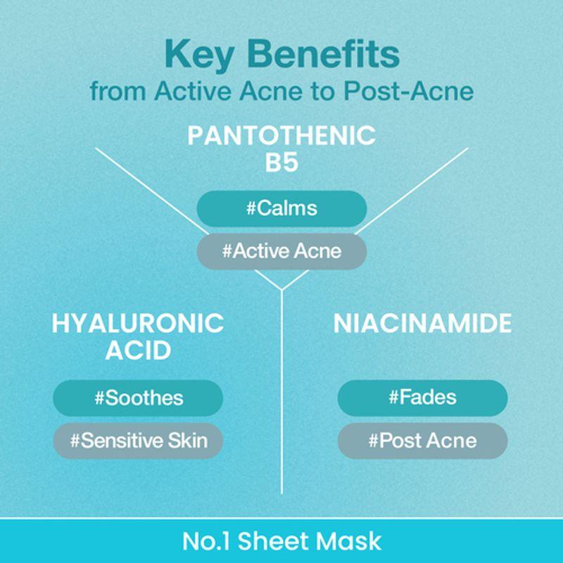 NUMBUZIN No.1 Pantothenic B5 Hyaluronic Active Clear Mask (5ea)