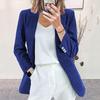 QICED Women's Vintage Casual Solid Color Print Long Sleeve Jackets & Coats Unique design