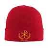 Gorros Chi Rho ICXC NIKA, gorros casuales unisex para mujer, gorro deportivo unisex para exteriores, gorro de punto para otoño, gorro tipo turbante personalizado.
