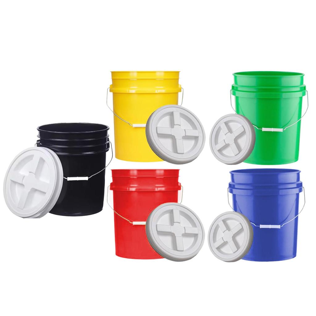 Bucket Pail Leakproof Food Storage Container for Gardening Household Camping