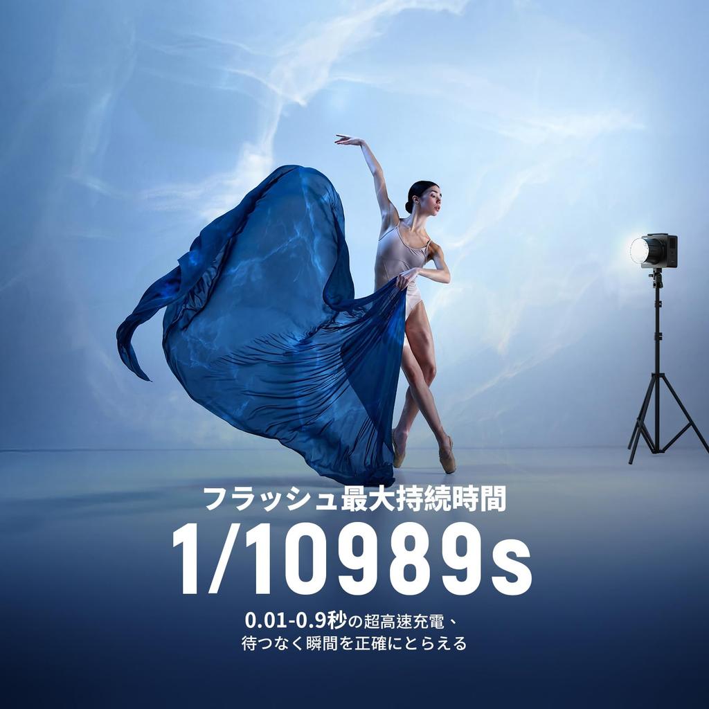 NEEWER Q6 600Ws TTL Flash App To Studio Monolight for Outdoor 30W LED Modeling 400 Full Power Bowens Mount 2.4G Strobe, Controlled, 3000mAh, 1/1 1/512