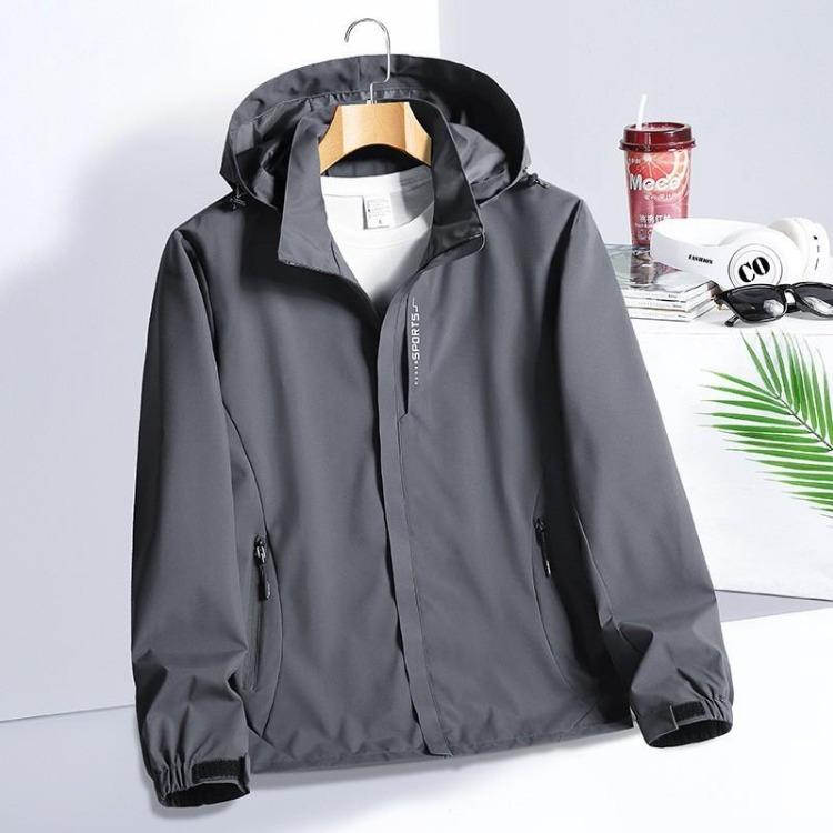 Spring Autumn Sports Outdoor Thin Jacket for Men Women Casual Couple Workwear Solid Color