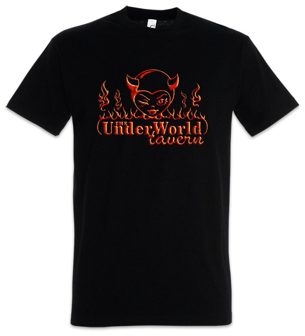 Underworld Tavern T-Shirt Mens Womens Tees Top Logo Symbol Sign Game Games Gaming Bar Diner Devil XL