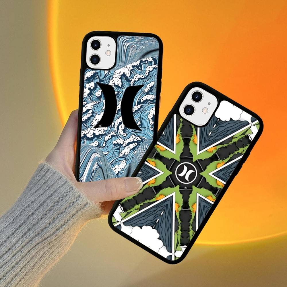 Klassische Berühmte Marke H-HurleyS Logo Für Iphone 17 Air 16 15 14 13 12 11 Pro Max TPU+PC Plus Stoßfeste Rückseite Handyhülle