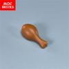 10pcs/lot MOC Bricks Drumstick Thanksgiving Day Assemble Particles Building Blocks Kids Toys Plastic Dolls