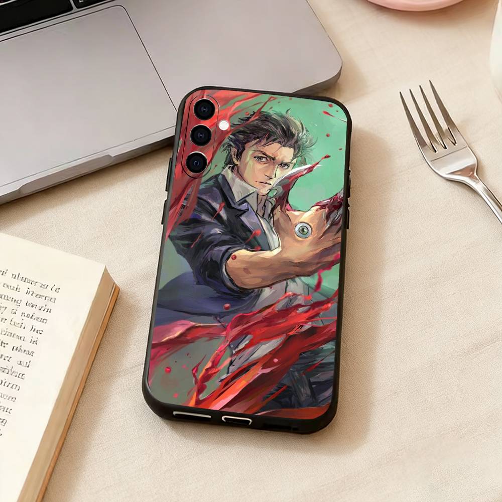 Anime p-Parasyte-e Phone Case Black Silicone Soft For Samsung Galaxy A73,A72,A71,A70,A53,A52,A51