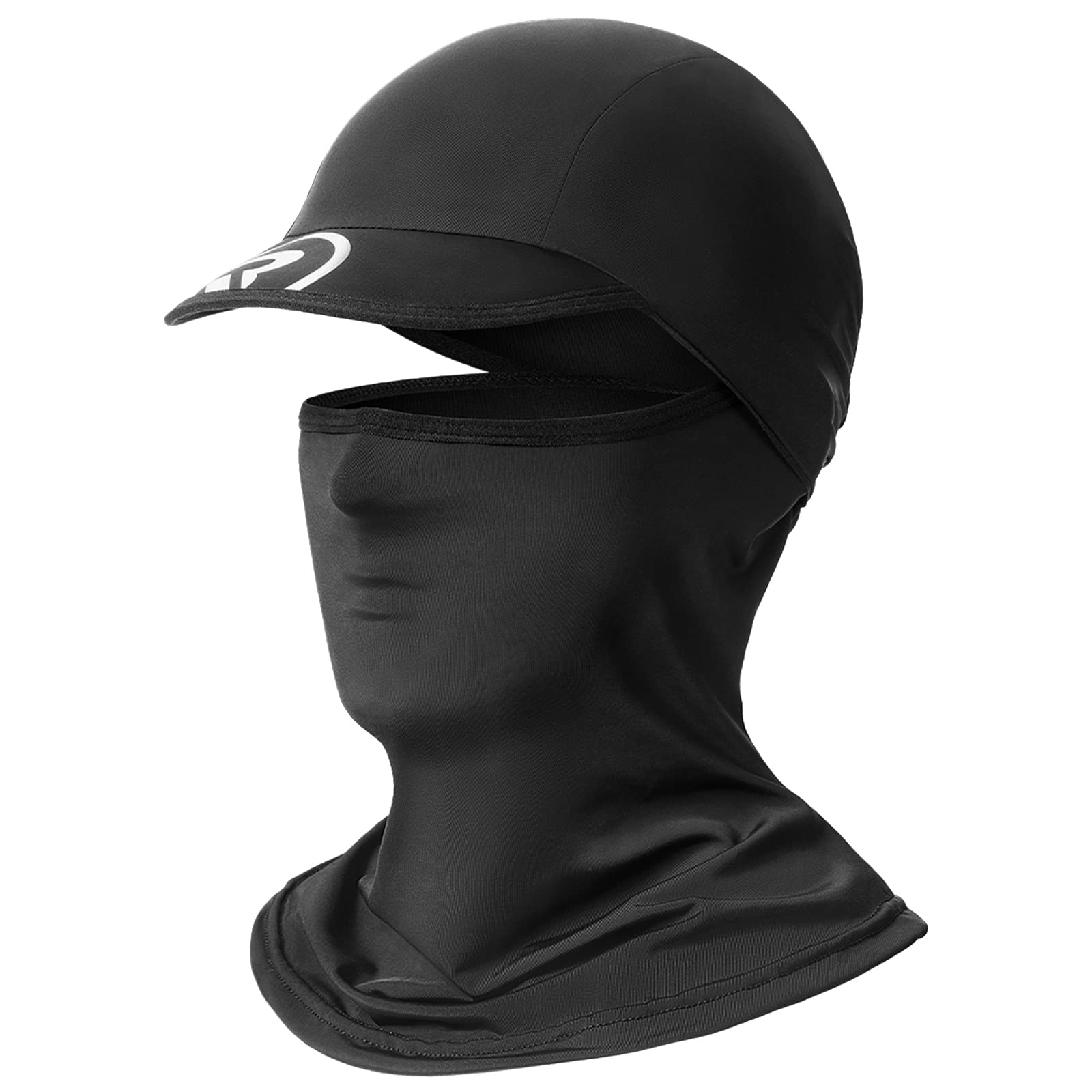 

ROCKBROS Балаклава с летним охлаждением лица, шлем, солнцезащитная балаклава для мужчин и женщин, козырек, накидка, подкладка, защита, влагоотводящая, чёрный