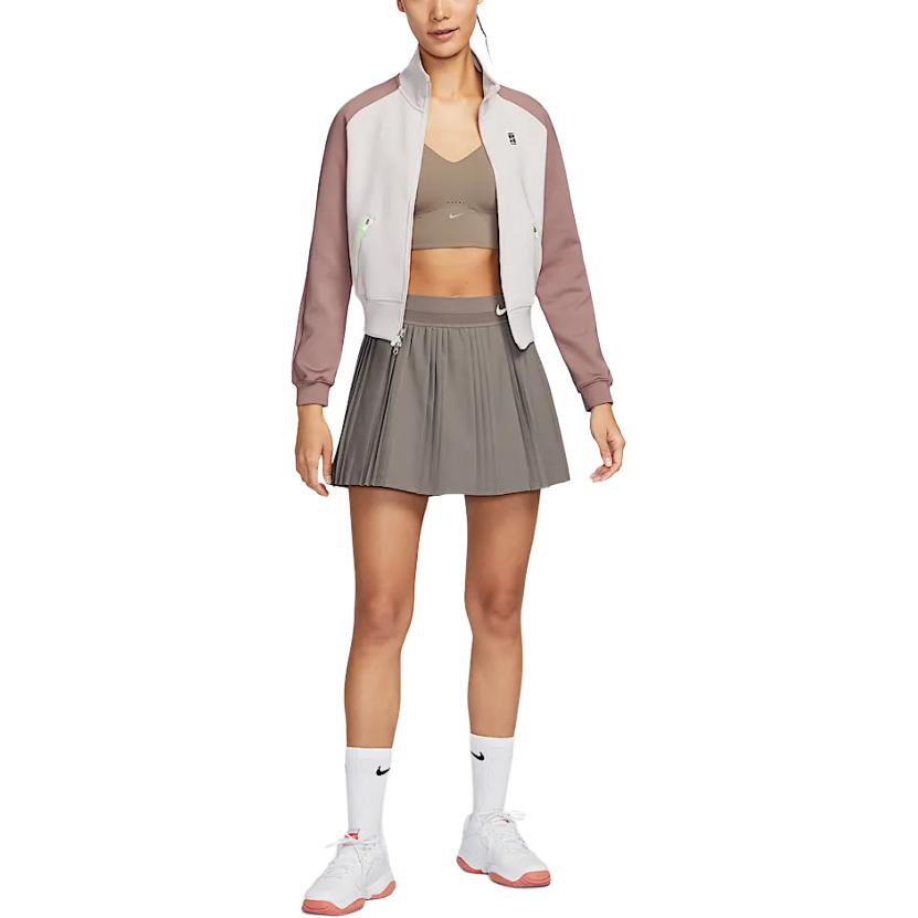 New Nike Court SlamDri Fit Casual Short Skirts Women's Cave Stone FZ6491-289