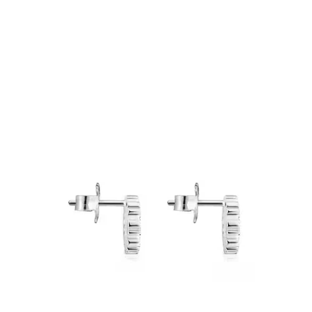 Straight Small Silver Disc Earrings / Tous Straigrt Small Silver Disc Earrings / 312723580