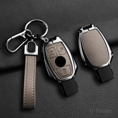 Étui Coque de Clé de Voiture Style Alliage Fob Pour Mercedes Benz Classe A C E S W213 W222 W223 W205 W206 W212 W176 GLC CLE CLA AMG X167