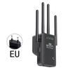 4 Antenna 300M WiFi Extender, Wireless Signal Booster Repeater for Home Router, US/EU/UK Plug