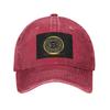 Bitcoin Cryp Washed Denim Cap Casual Baseball Caps Adjustable Hat Summer Unisex Baseball Hats