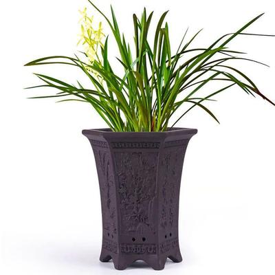 Orchidee Großer Keramik Felsentopf - Atmungsaktiv, Kreatives Design für Zuhause oder Büro