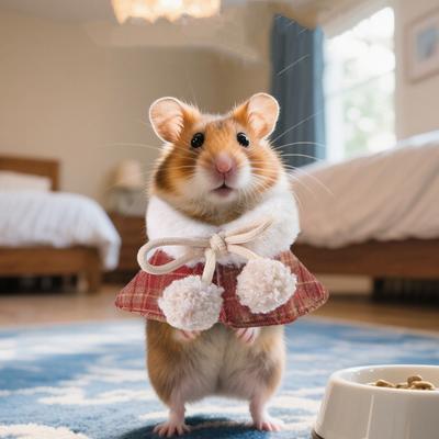 New Cute Pet Cape Costume for Hamster Parrot Warm Outdoor Outfit Small Pet Cosplay Dress Up