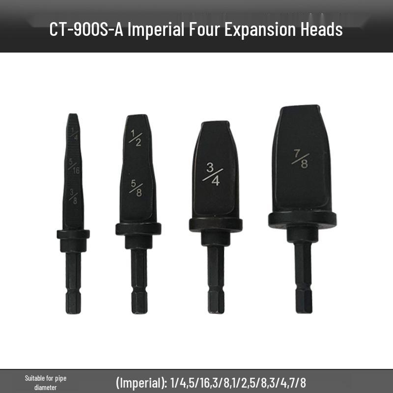 Electric Copper Tube Expander & Flaring Tool for Air Conditioners - Drill Bit & Hole Punch Refrigeration Tool