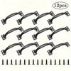 12pcs Furniture Feet, Wooden Box Feet, Wooden Box Feet for Gift Boxes, Decorative Feet for Fixing Feet, Industrial Hardware, with Mounting Screws